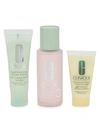 CLINIQUE 3-STEP INTRODUCTION KIT COMBINATION OILY SKIN TYPE 3,0400012074517