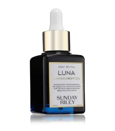 Sunday Riley Luna Sleeping Night Oil With Retinol & Blue Tansy 1.18 Fl Oz-clear