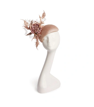 Philip Treacy Floral-detail Pillbox Hat