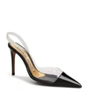 ALEXANDRE VAUTHIER LEATHER AMBER GHOST PUMPS 100,15220166