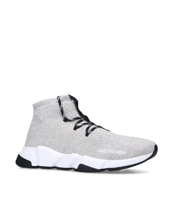 grey lace up balenciaga