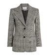 GANNI GANNI CHECK BLAZER,15239807