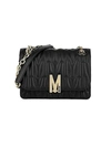 MOSCHINO WOMEN'S QUILTED LEATHER SHOULDER BAG,0400012473890