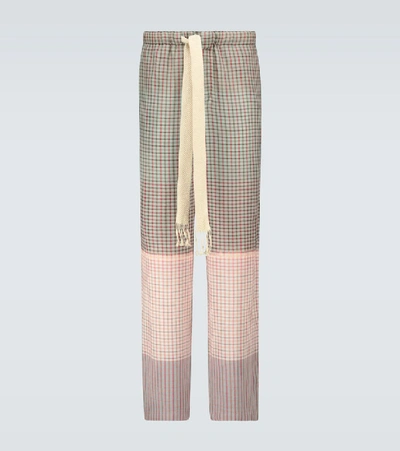 Loewe Paula's Ibiza格纹裤装 In Multicoloured