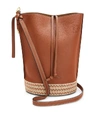 LOEWE LOEWE X PAULA'S IBIZA LEATHER GATE BUCKET BAG,15400980