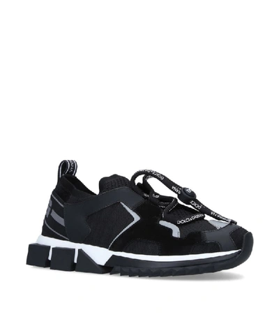 Dolce & Gabbana Sorrento Trekking Sneakers In Black