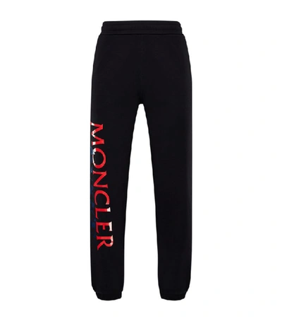 Moncler X Awake Ny Applied-logo Cotton Track Trousers In Black
