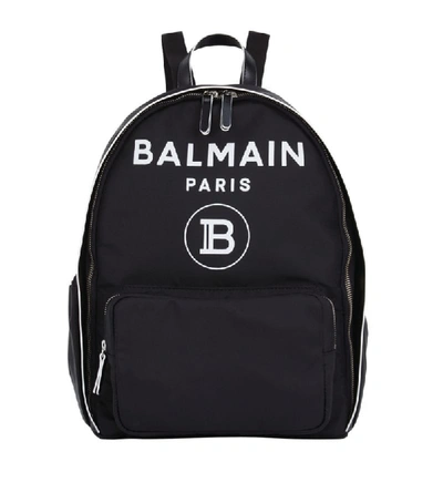 Balmain Kids Logo Print Changing Bag Backpack