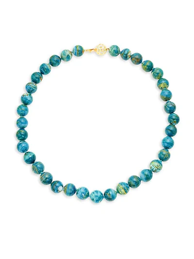 Tara Pearls Opaline Glass Beaded Choker Necklace