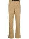 Gramicci Clip-belt Relaxed Cotton-twill Trousers In Neutrals