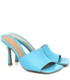 Bottega Veneta Stretch Leather Sandals In Blue