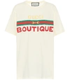 GUCCI PRINTED COTTON T-SHIRT,P00469326