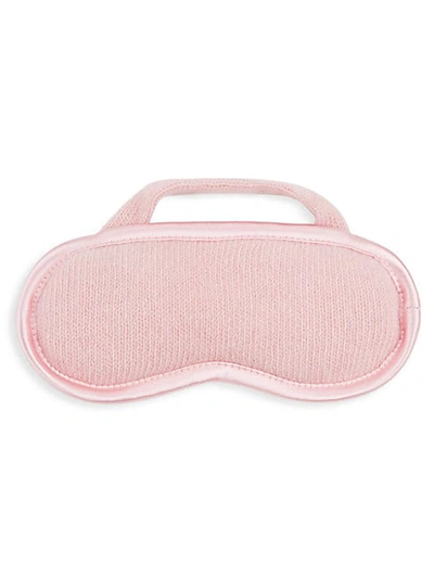 Portolano Women's Ribbed Cashmere Eye Mask In Camello