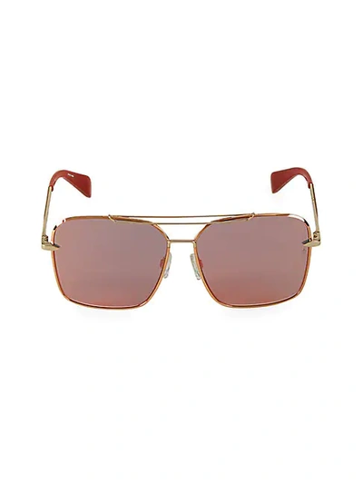 Rag & Bone 61mm Square Sunglasses In Pink