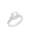 SAKS FIFTH AVENUE DIAMOND & 14K WHITE GOLD RING,0400093904449