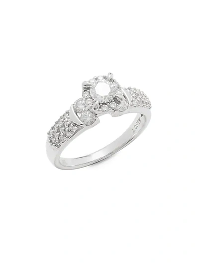 Saks Fifth Avenue Diamond & 14k White Gold Ring