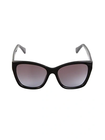 Ferragamo 56mm Cat Eye Sunglasses In Black