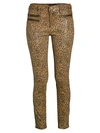 ETIENNE MARCEL LEOPARD SKINNY JEANS,0400012535487