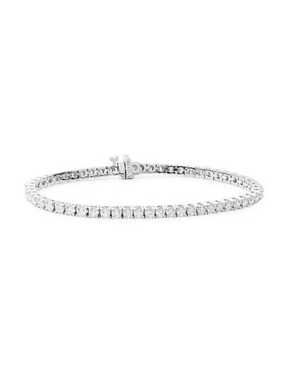 Saks Fifth Avenue 14k White Gold & Diamond Tennis Bracelet