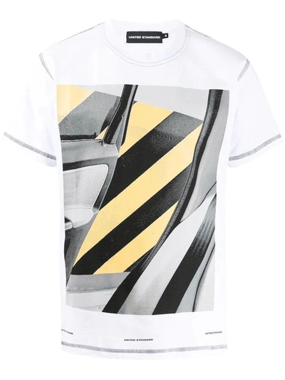 United Standard White T-shirt With Print In White