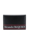 ALEXANDER MCQUEEN ALEXANDER MCQUEEN MEN'S BLACK LEATHER WALLET,6021421SJ0B1092 UNI
