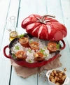 STAUB ENAMELED CAST IRON 3-QT. TOMATO COCOTTE