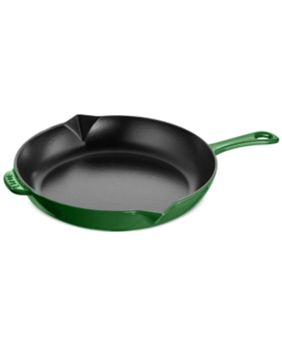 Staub Enameled Cast Iron 12" Fry Pan In Basil