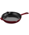 Staub 12-inch Enameled Cast Iron Fry Pan In Grenadine