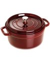 STAUB ENAMELED CAST IRON 5.5-QT. ROUND COCOTTE