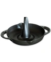 Staub Enameled Cast Iron 9.5in Vertical Chicken Roaster In Black