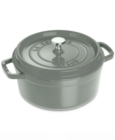 Staub Enameled Cast Iron 2.75-qt. Cocotte In Graphite Grey
