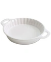 Staub Pie Dish In White