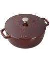 Staub 3.75qt Essential French Oven Rooster Lid In Red