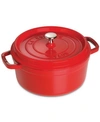 STAUB ENAMELED CAST IRON 4-QT. ROUND COCOTTE