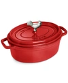 Staub Enameled Cast Iron 5.75-qt. Cast Iron Coq Au Vin Cocotte In Cherry