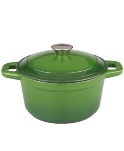 Berghoff Neo Purple 7 Qt. Cast Iron Casserole In Green