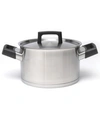 BERGHOFF RON 8" STAINLESS STEEL COVERED CASSEROLE