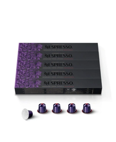 NESPRESSO CAPSULES ORIGINALLINE, ISPIRAZIONE FIRENZE DECAFFEINATO ARPEGGIO, DARK ROAST ESPRESSO COFFEE, 50-COU