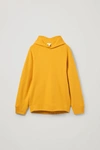 Cos Cocoon Fit Hoodie In Yellow