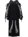 PRADA PRADA WOMEN'S BLACK SILK DRESS,P3A57RS2011WVFF0I89 42