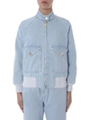 ALBERTA FERRETTI ALBERTA FERRETTI WOMEN'S LIGHT BLUE COTTON JACKET,V061216780293 40