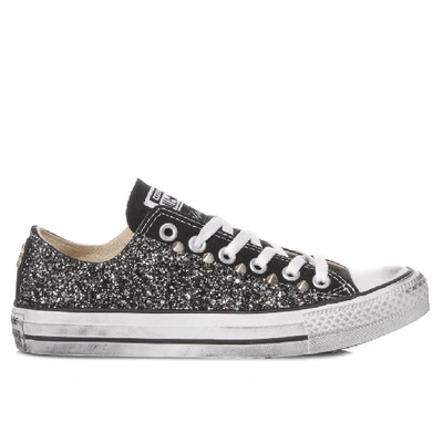 Converse Women's Black Fabric Sneakers