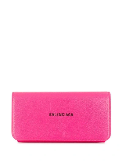 Balenciaga Chain Wallet In Violet