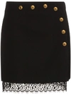 GIVENCHY GIVENCHY WOMEN'S BLACK WOOL SKIRT,BW40CM12FC001 38