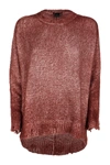 AVANT TOI AVANT TOI WOMEN'S BROWN COTTON SWEATER,220D1255BOTVHV00190 M