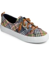 SPERRY CREST VIBE WASHED PLAID SNEAKER WOMEN'S SHOES