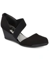 Anne Klein Women's Tara Sport Asymmetrical Wedges In Sand