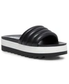 STEVE MADDEN WOMEN'S LAZARO FLATFORM SLIDE SANDALS