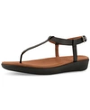 FITFLOP FITFLOP WOMEN'S TIA THONG SANDALS WOMEN'S SHOES