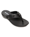 Minnetonka Women's Silverthorne Prism Thong Sandals Women's Shoes In Black